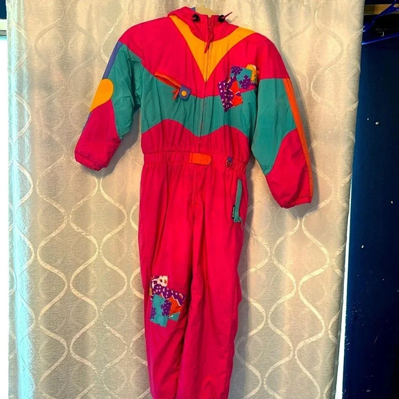 Obermeyer Other - vintage ski suit obermeyer brand youth size 7 Heart Beat Style